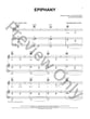 epiphany piano sheet music cover